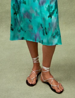 Nicoli Shoes<SILVER SANDALS Dorados