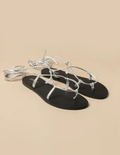 Nicoli Shoes<SILVER SANDALS Dorados