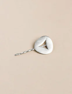 Nicoli Hair accessories<SILVER TRIANGLE HAIR CLIP Dorados