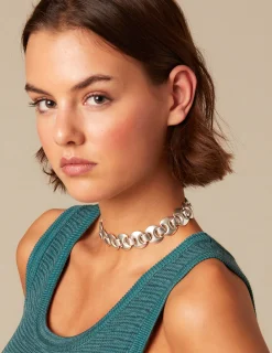 Nicoli Necklaces & Chokers<SILVER VINTAGE CHOKER Dorados