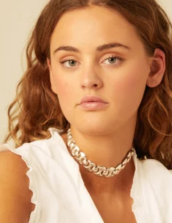 Nicoli Necklaces & Chokers<SILVER VINTAGE CHOKER Dorados