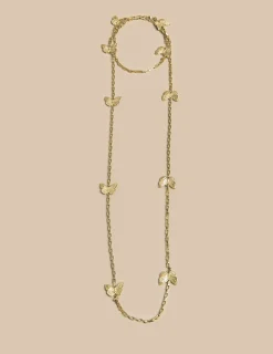 Nicoli Necklaces & Chokers<SMALL GOLD BUTTERFLY CHAIN Dorados