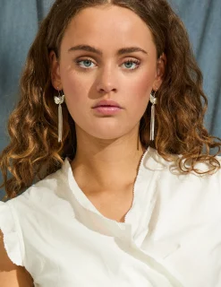 Nicoli Earrings<SMALL SIILVER BUTTERFLY EARRINGS Dorados