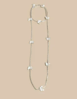 Nicoli Necklaces & Chokers<SMALL SILVER BUTTERFLY CHAIN Dorados