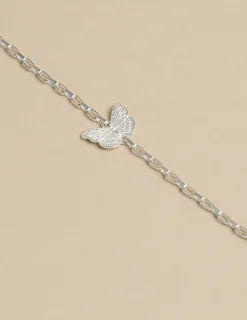 Nicoli Necklaces & Chokers<SMALL SILVER BUTTERFLY CHAIN Dorados