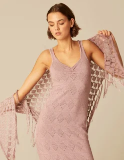 Nicoli Scarves & Shawls<SPARKLY PINK SHAWL Rosas