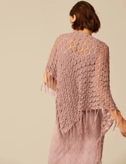 Nicoli Scarves & Shawls<SPARKLY PINK SHAWL Rosas