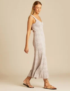 Nicoli Dresses<SPARKLY SILVER DRESS Metalizados