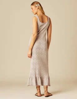 Nicoli Dresses<SPARKLY SILVER DRESS Metalizados