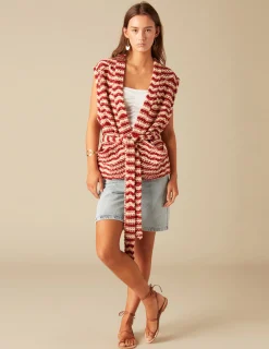 Nicoli Knitwear|Waistcoats<STRIPPED VEST Rojos