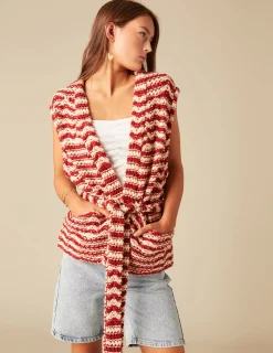 Nicoli Knitwear|Waistcoats<STRIPPED VEST Rojos