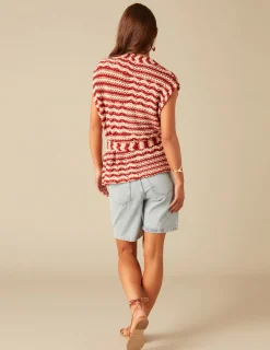 Nicoli Knitwear|Waistcoats<STRIPPED VEST Rojos