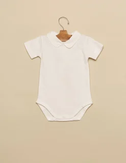 Nicoli Bodies<WHITE COLLAR BODYSUIT Blancos