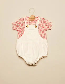 Nicoli Playsuits & Dungarees<White Denim Playsuit Blancos