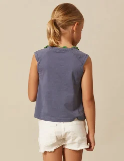 Nicoli Denim|Shorts<WHITE DENIM SHORTS Azules claros