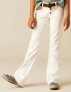 Nicoli Trousers|Denim<White Flared Jeans Azules claros