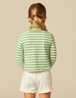 Nicoli Denim|Shorts<White Heart Pocket Shorts Azules claros