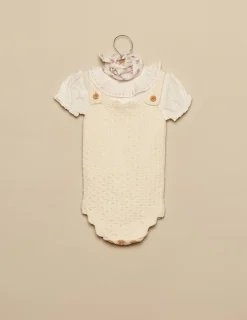 Nicoli Playsuits & Dungarees|Knitwear<WHITE KNITTED PLAYSUIT Rosas