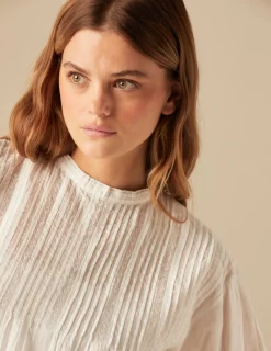 Nicoli Shirts & Blouses<WHITE LACE SHIRT Blancos