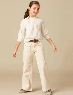 Nicoli Shirts<WHITE LACED SHIRT Blancos