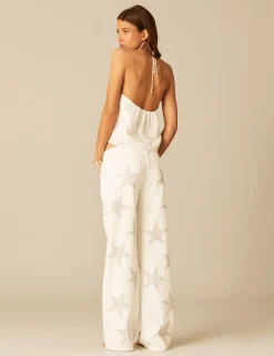 Nicoli Tops<WHITE LUREX TOP Blancos