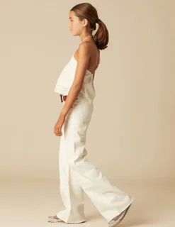 Nicoli Shirts<WHITE LUREX TOP Blancos