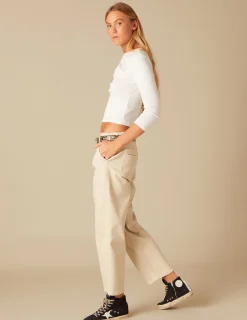 Nicoli T-shirts<WHITE OPEN T-SHIRT Grises antracitas