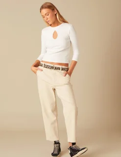 Nicoli T-shirts<WHITE OPEN T-SHIRT Grises antracitas