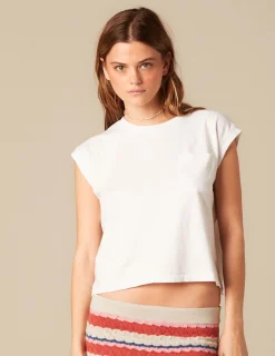 Nicoli T-shirts<WHITE POCKET SHIRT Blancos