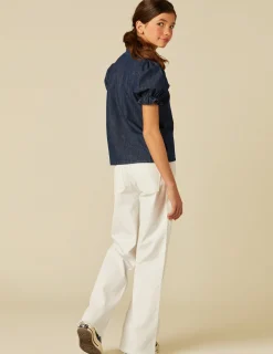 Nicoli Denim|Trousers<WHITE POCKETS JEANS Azul vaquero