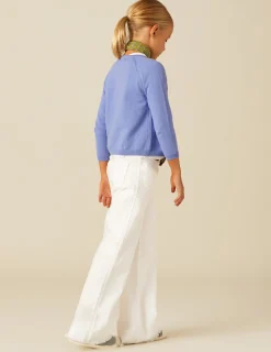 Nicoli Trousers|Denim<WHITE POCKETS JEANS Azul vaquero