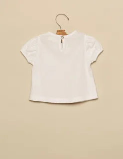 Nicoli T-shirts<WHITE SHORT-SLEEVED T-SHIRT Blancos