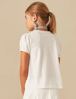 Nicoli T-shirts<WHITE SHORT-SLEEVED T-SHIRT Blancos