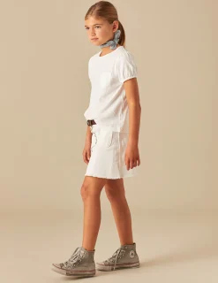 Nicoli T-shirts<WHITE SHORT-SLEEVED T-SHIRT Blancos