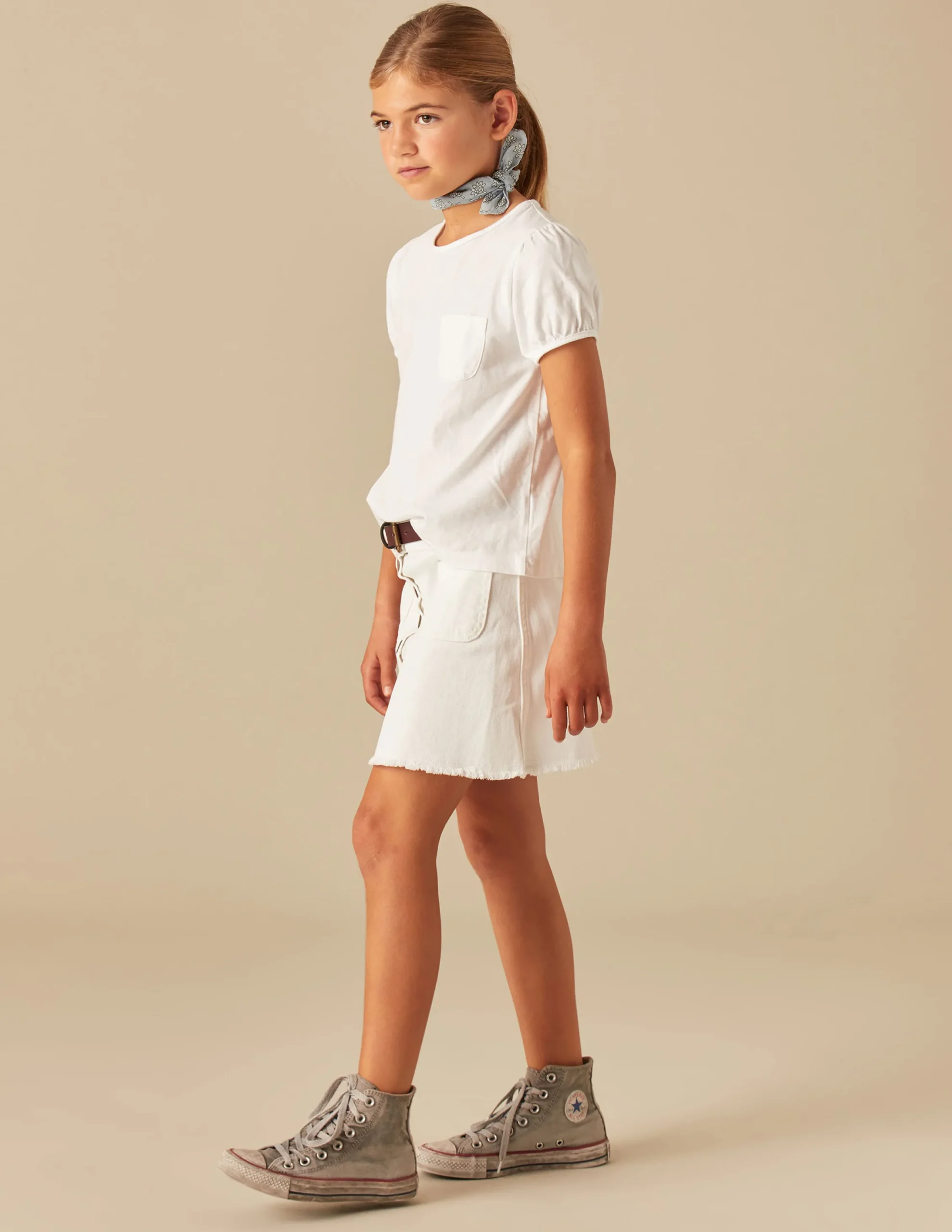 Nicoli T-shirts<WHITE SHORT-SLEEVED T-SHIRT Blancos