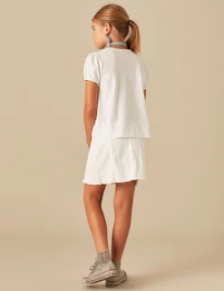 Nicoli T-shirts<WHITE SHORT-SLEEVED T-SHIRT Blancos