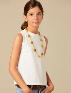 Nicoli T-shirts<WHITE T-SHIRT Azules oscuros