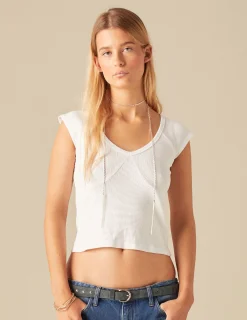 Nicoli T-shirts<WHITE T-SHIRT Blancos