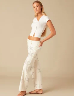 Nicoli T-shirts<WHITE T-SHIRT WITH SIDE BUTTONS Blancos