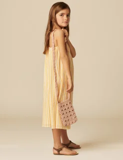 Nicoli Dresses<YELLOW STRIPED DRESS Amarillos